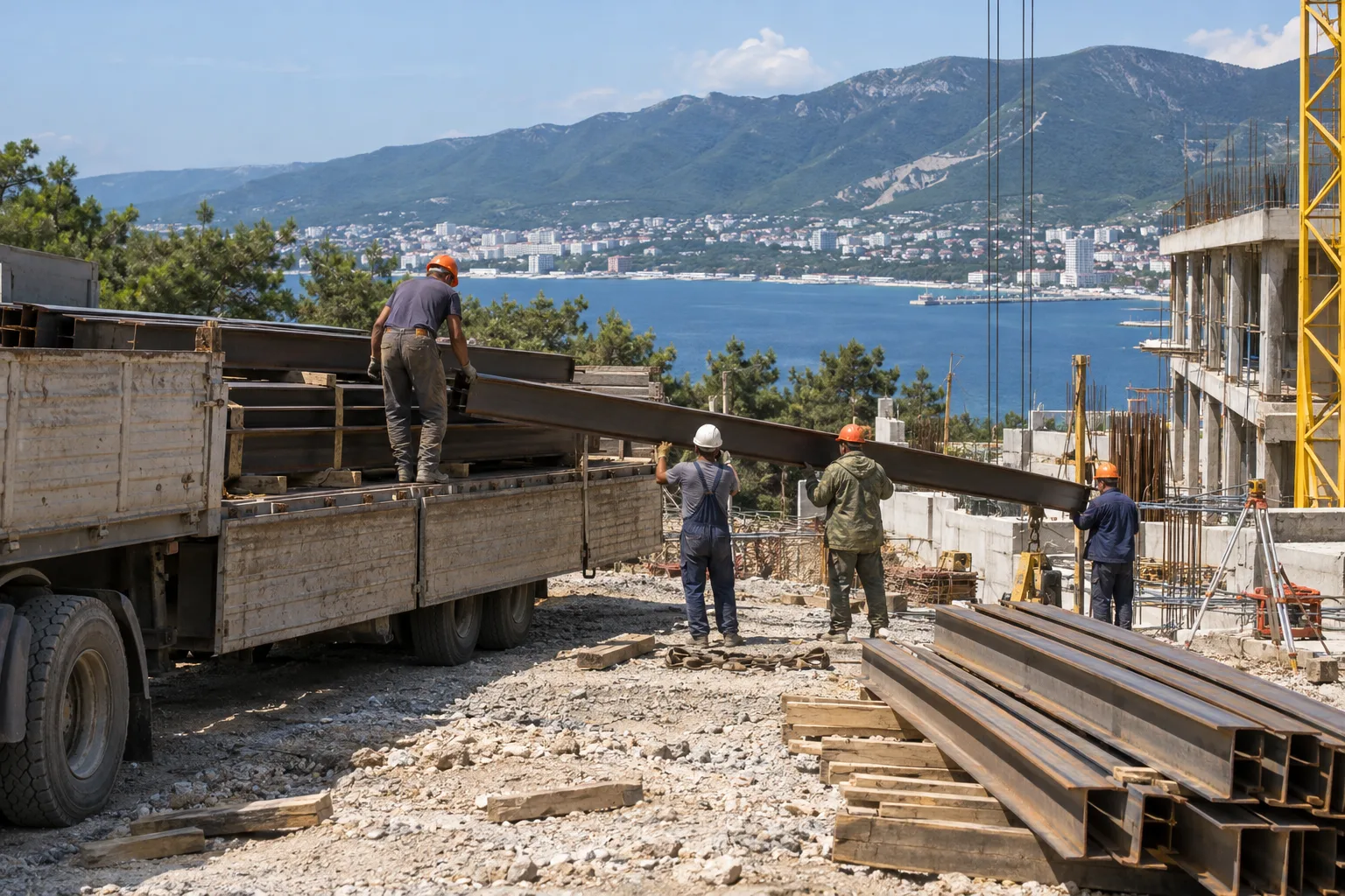 Поставки металлопроката для комплекса «Белый мыс»